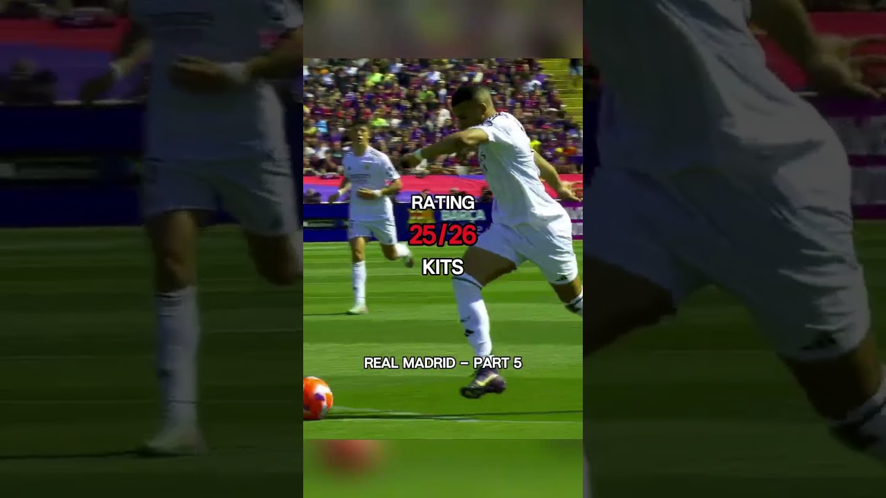 Rating 25/26 Kits Real Madrid Edition #football #edit #shorts