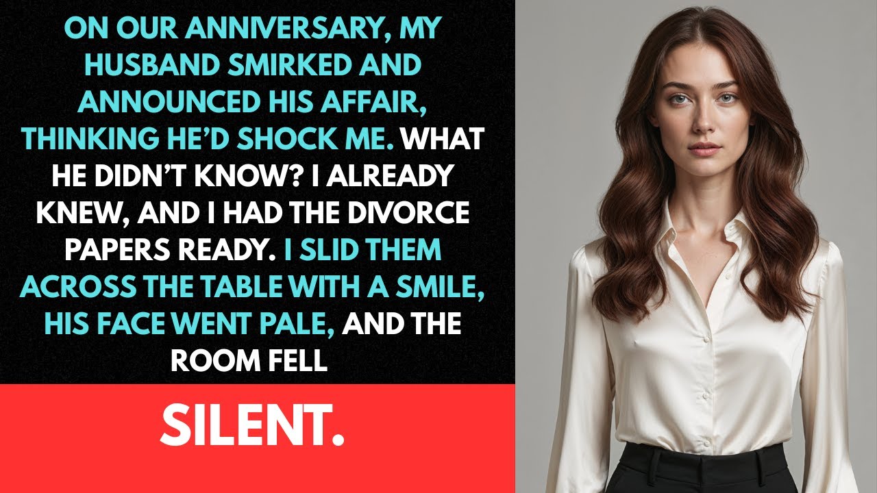 On Our Anniversary, My Husband Announced His Affair—He Didn't Know I Had The Divorce Papers Ready