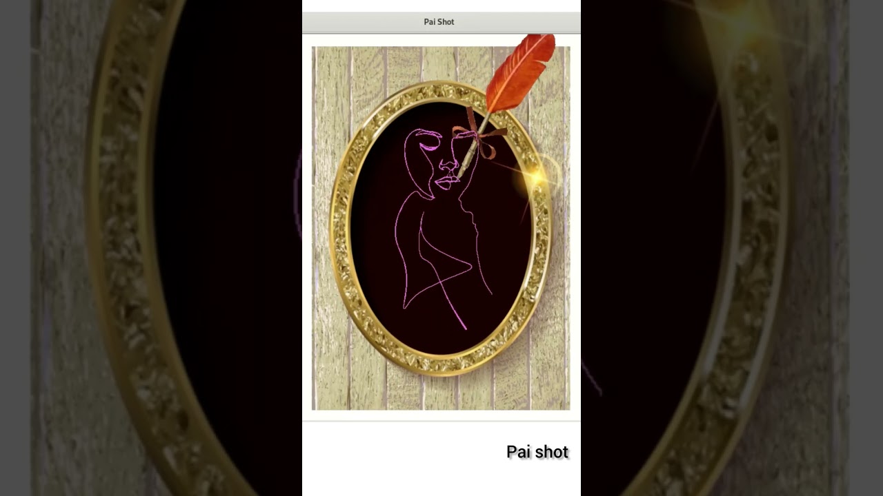 Modern wall decor line art #satisfying #creative #shorts