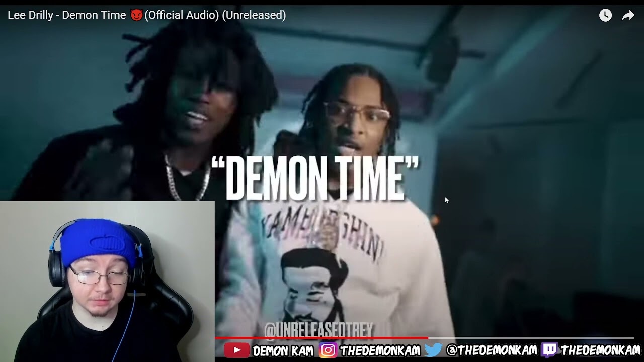 Demon Kam Reacts to Lee Drilly - Demon Time 😈(Official Audio) (Unreleased)