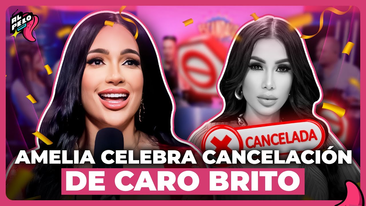 AMELIA ALCANTARA CELEBRA CANCELACIÓN DE CARO BRITO POR SACARLA DEL EDIFICIO ROJO