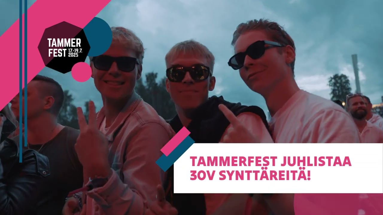 Tammerfest juhlitaan 17.-19.7.2025