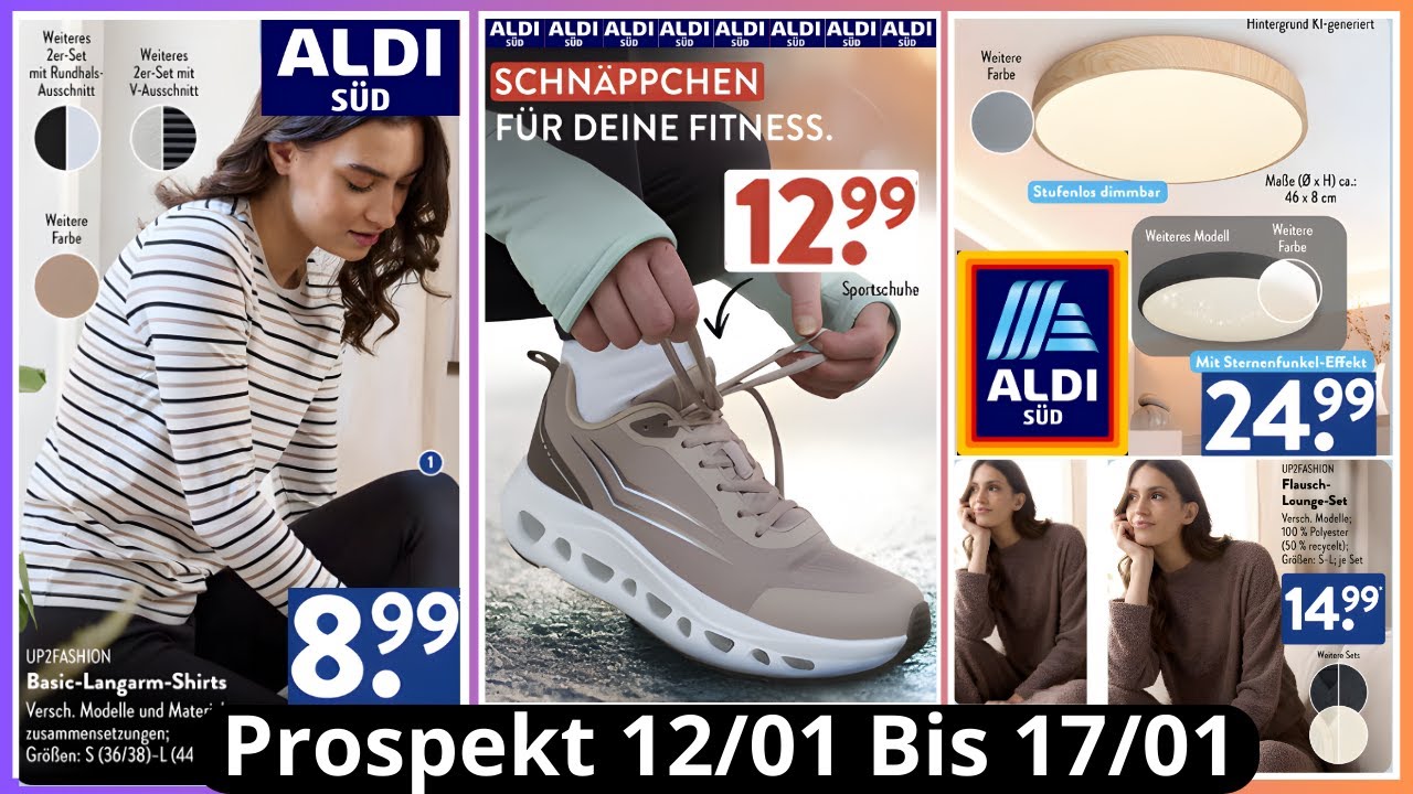 ALDI S&Uuml;D Prospekt der Woche | Angebote ab 12/01/2026 BIS 17/01/2026  Rabatt Deals DE #katalog #aldi