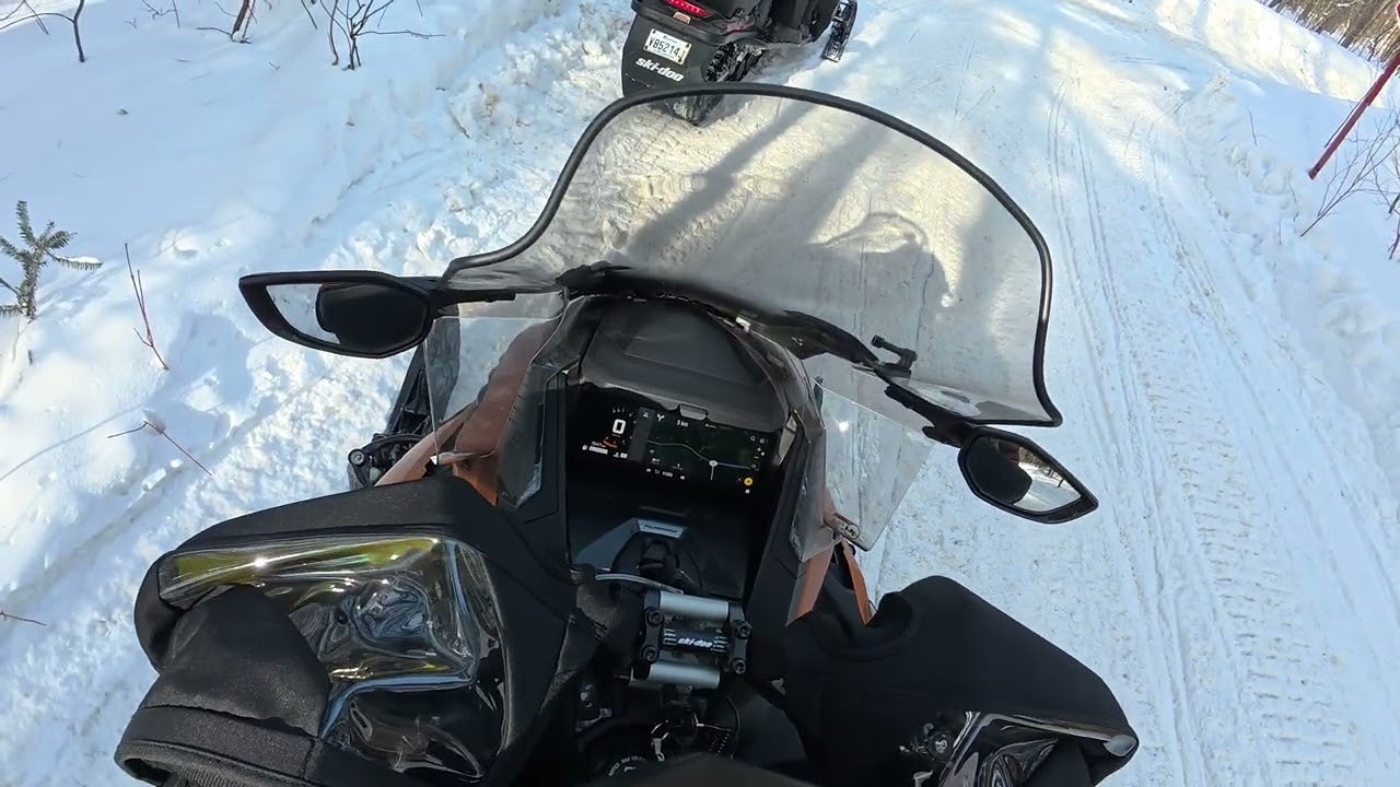 Ski-Doo de St-Félix à pourvoirie Bazinet pt 1 le 8 fevrier 2026
