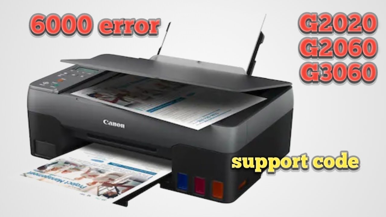 Canon G2020 printer 6000 error code | Canon printer 6000 error solve.