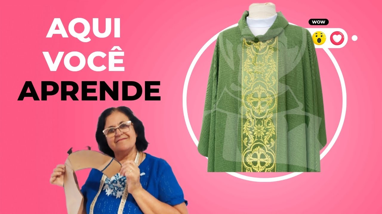 COMO FAZER GOLA PARA CASULA DE PADRE!!