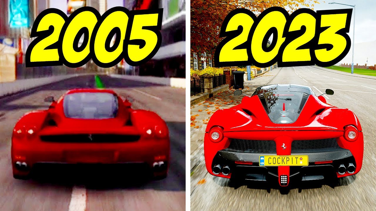 Evolution of Forza Games 2005-2023