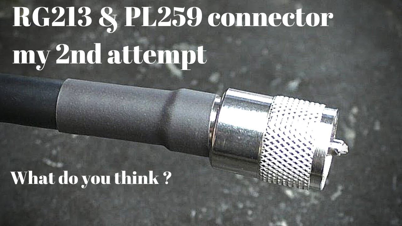 My improved PL259 plug technique.  Thanks for all the help.