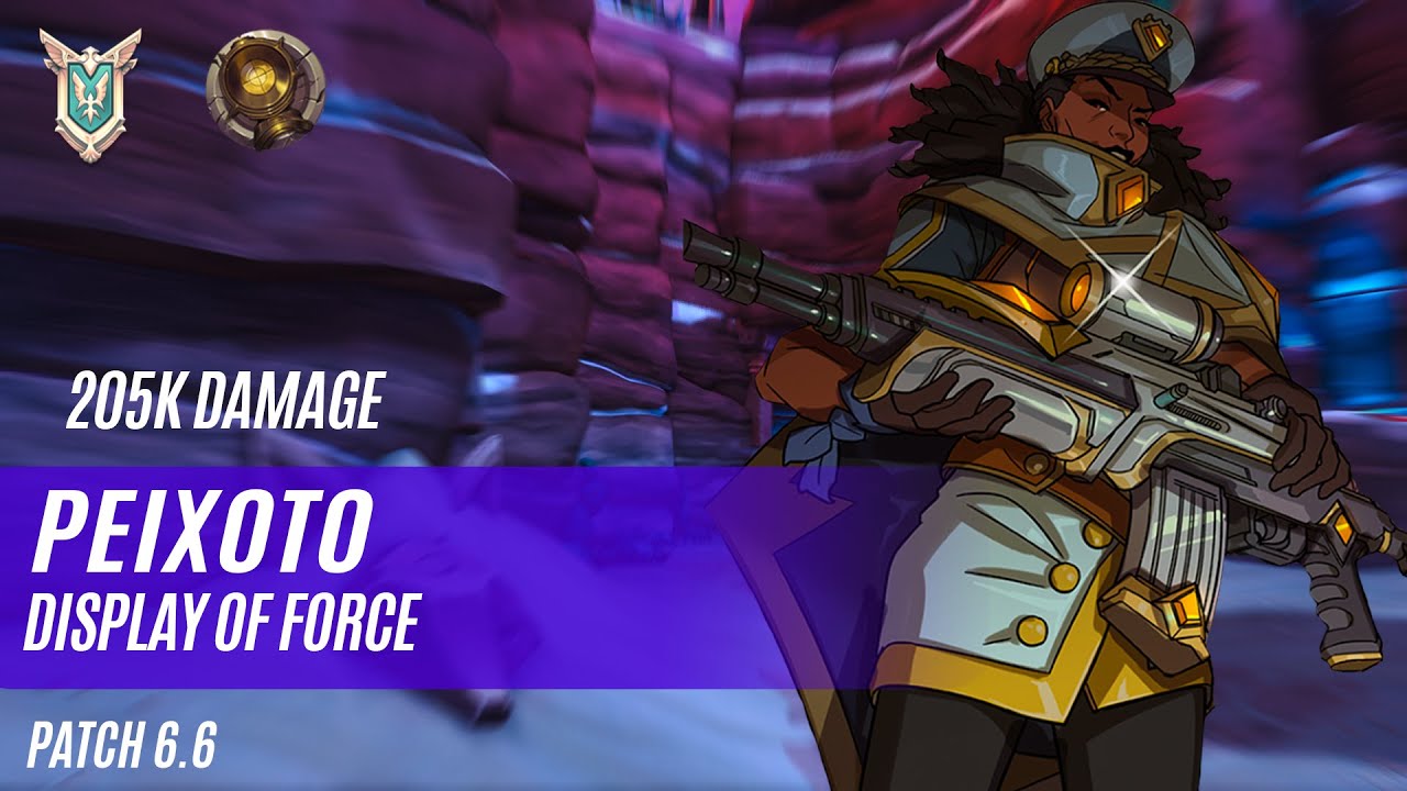 205K DAMAGE PEIXOTO OCTAVIA PALADINS COMPETITIVE (MASTER) DISPLAY OF FORCE