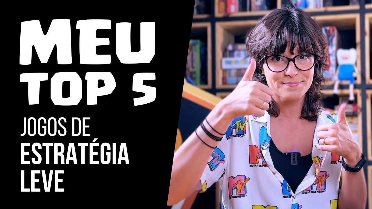 MEU TOP 5 - Jogos de ESTRATÉGIA LEVE