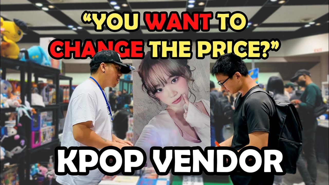 ONLY KPOP VENDOR at a Pokemon Card Show | KPOP Vendor POV
