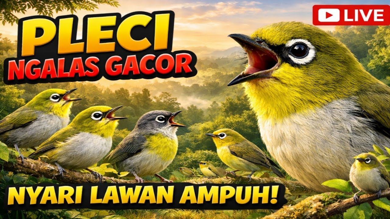 PLECI NGLAS MANGGIL LAWAN PALING AMPUH 🔥 Bikin Pleci Emosi & Ngerespon Cepat | LIVE