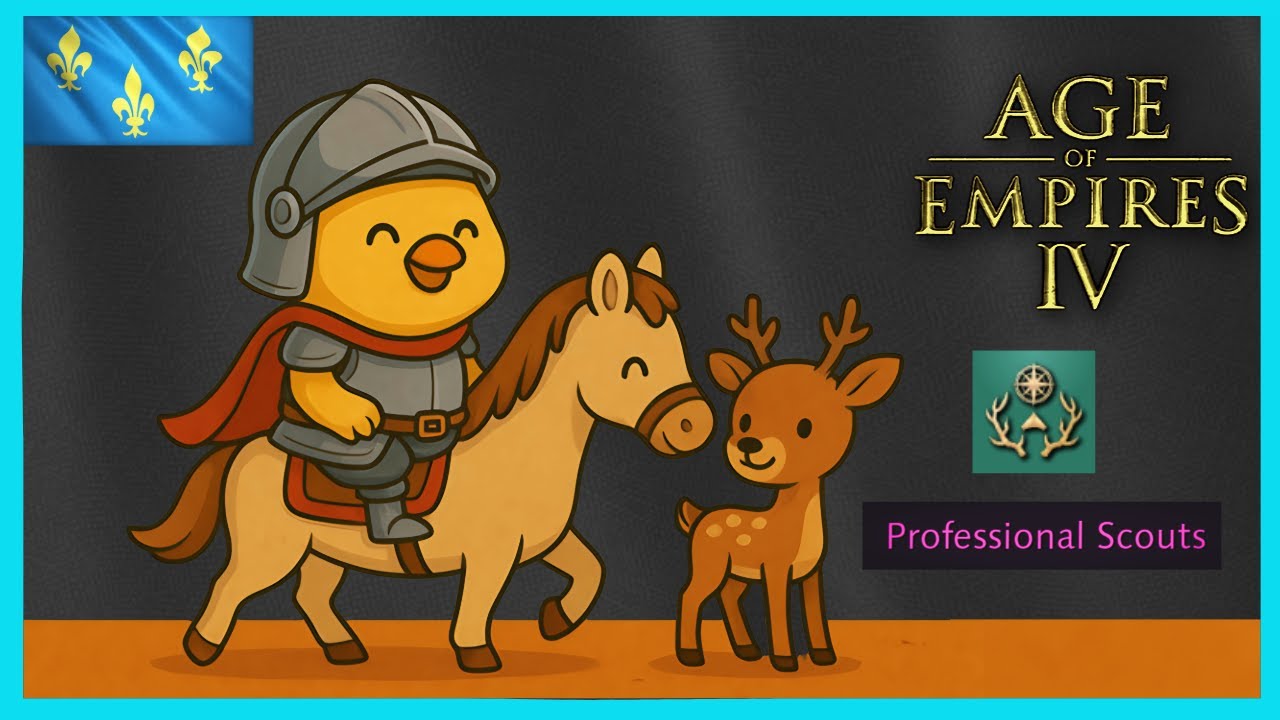 Easy tactics to Solve Food Problems with French⚔️Age of Empires 4