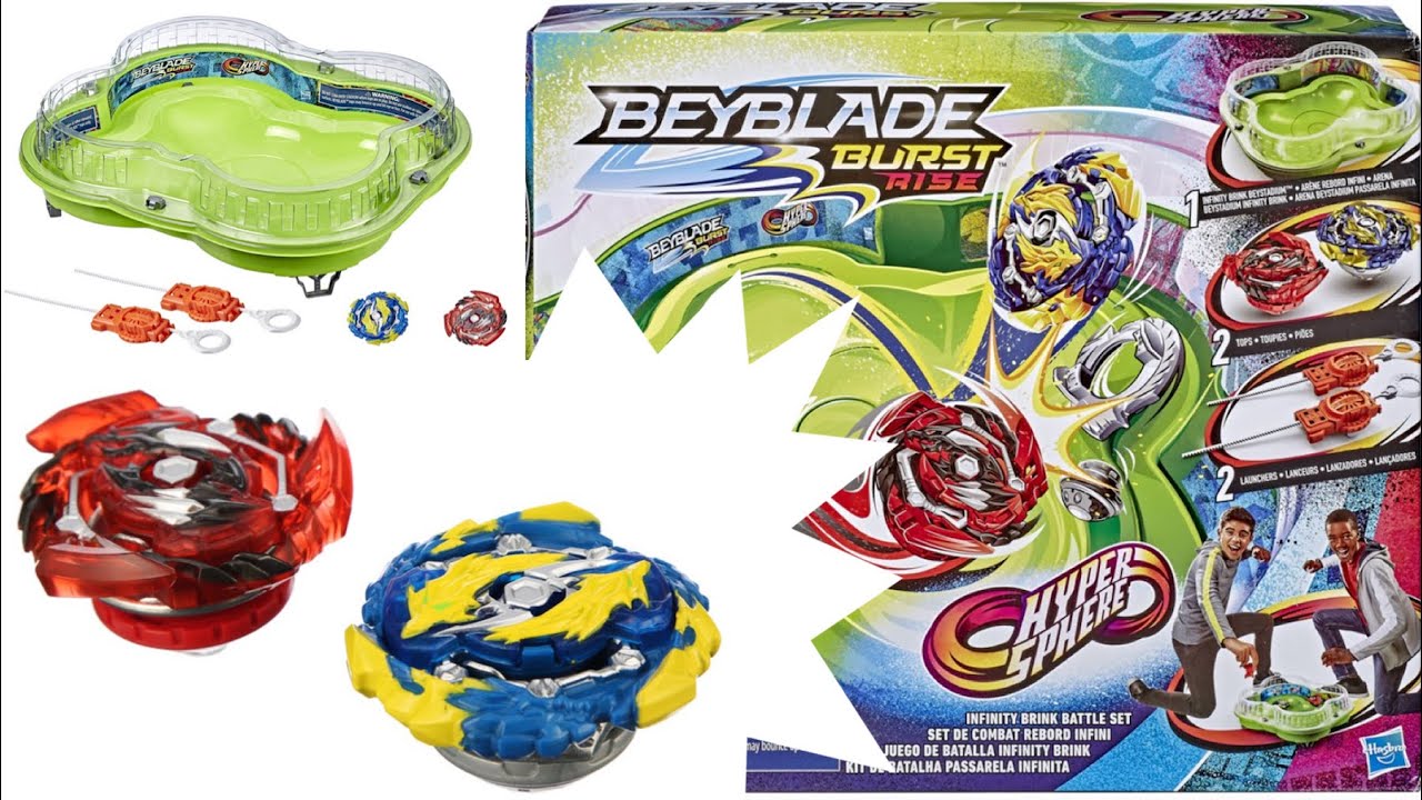 Unboxing Beyblade Burst Rise Hypersphere Infinity Brink Battle Set | Beyblade Reviews