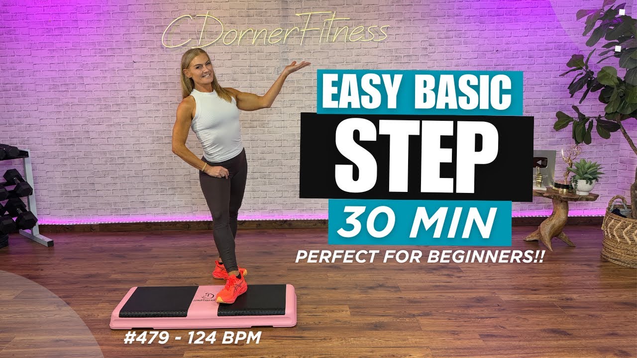 Beginner Step Aerobics Workout | Easy 30-Min Class to Burn Calories & Build Confidence
