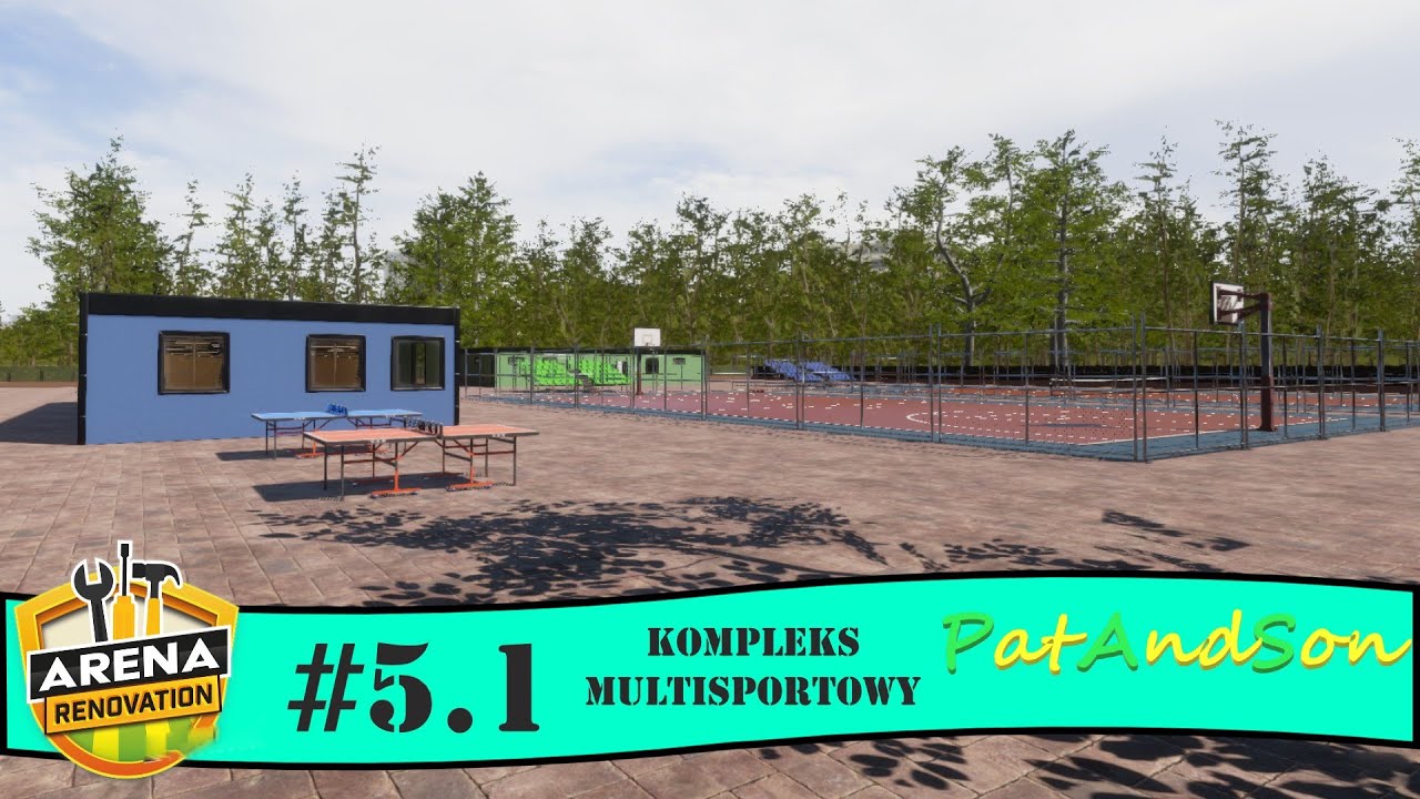 Kompleks multisportowy, na zewnątrz jest gotowy . #5.1 Arena Renovation
