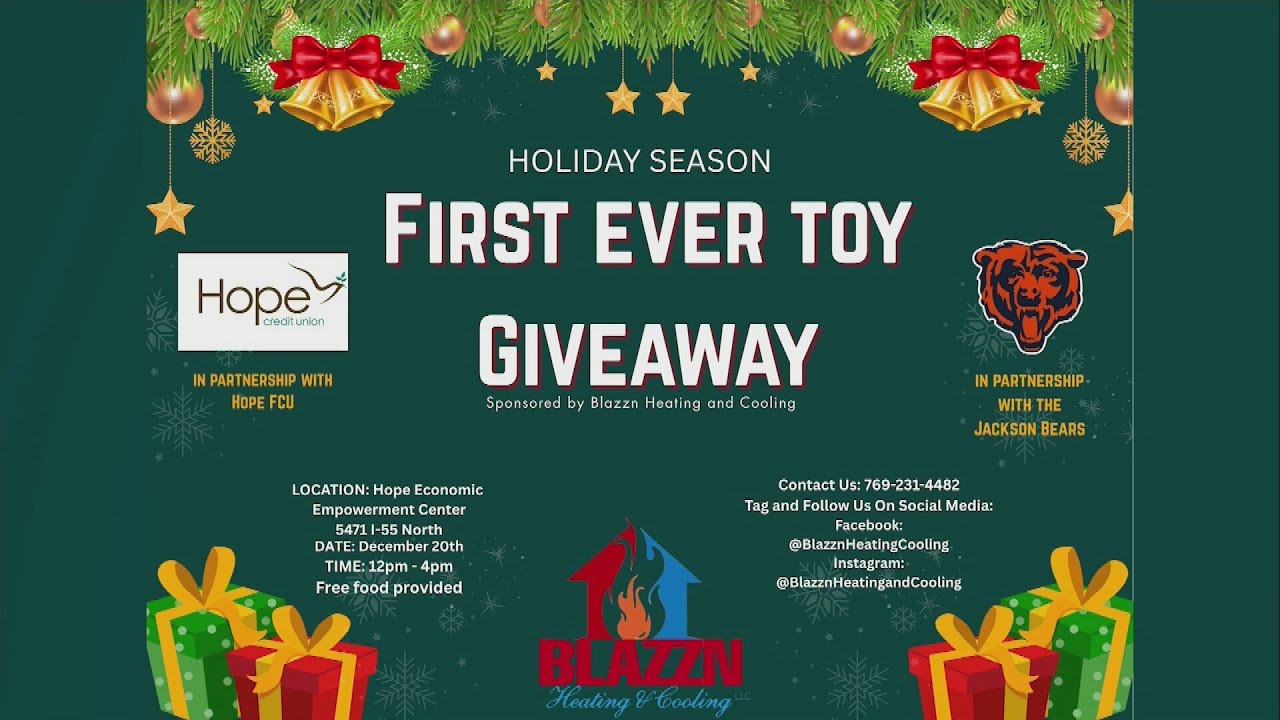 Blazzn Heating & Cooling hosts toy drive, giveaway