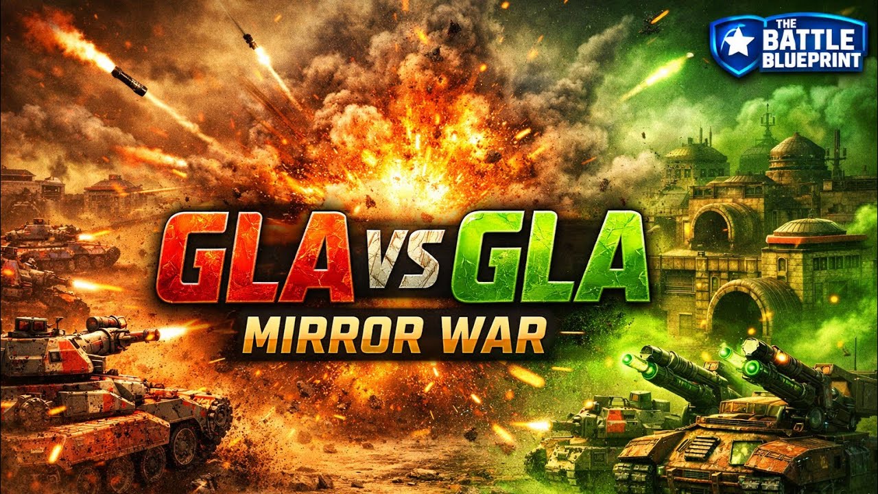GLA Challenge GLA vs GLA Command & Conquer Generals Rise of the Reds