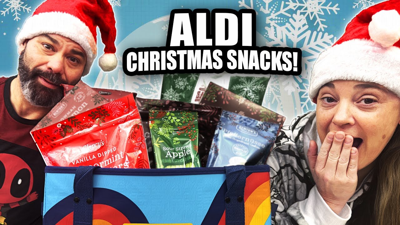 Пробуем новые рождественские закуски от ALDI! Что стоит купить?