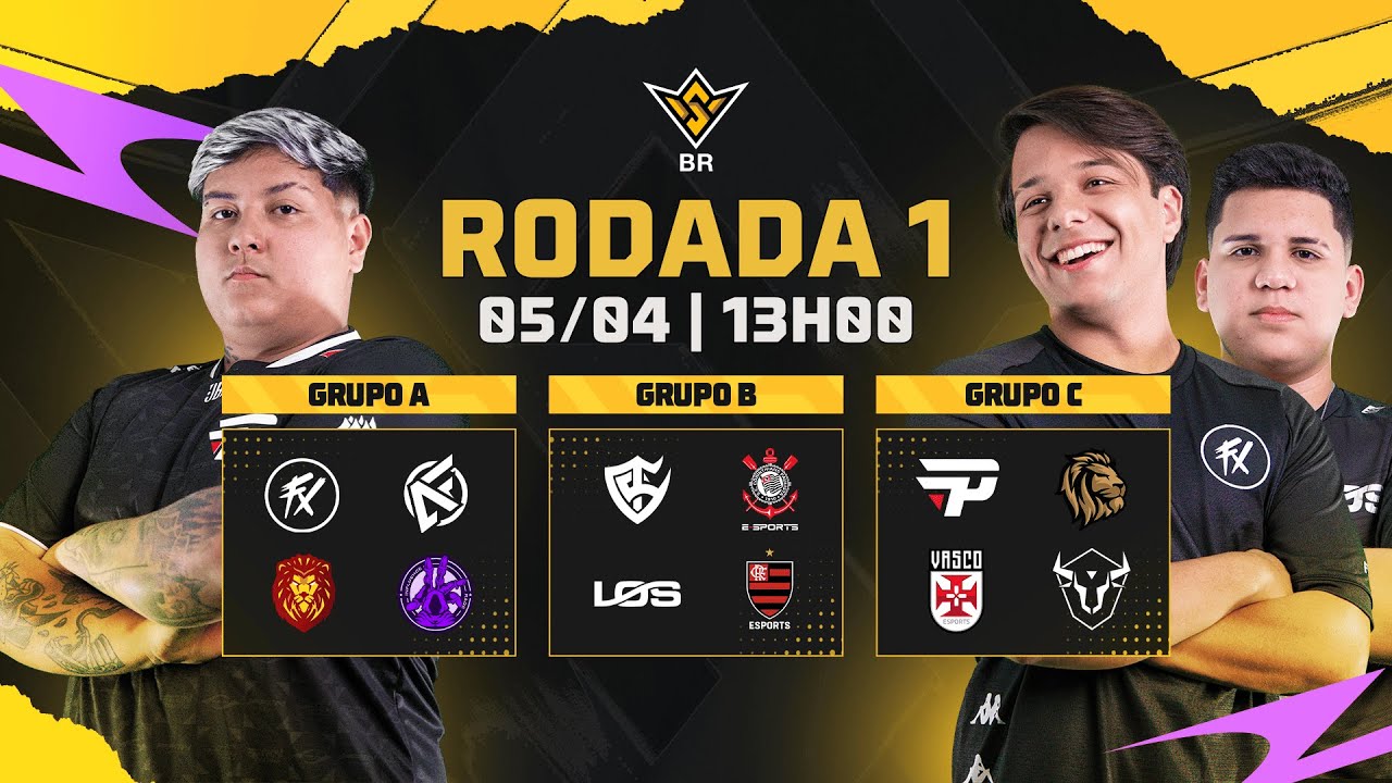 🚨FFWS BR 🏆RODADA 1 - GRUPOS A, B e C | FREE FIRE AO VIVO🚨 #freefire
