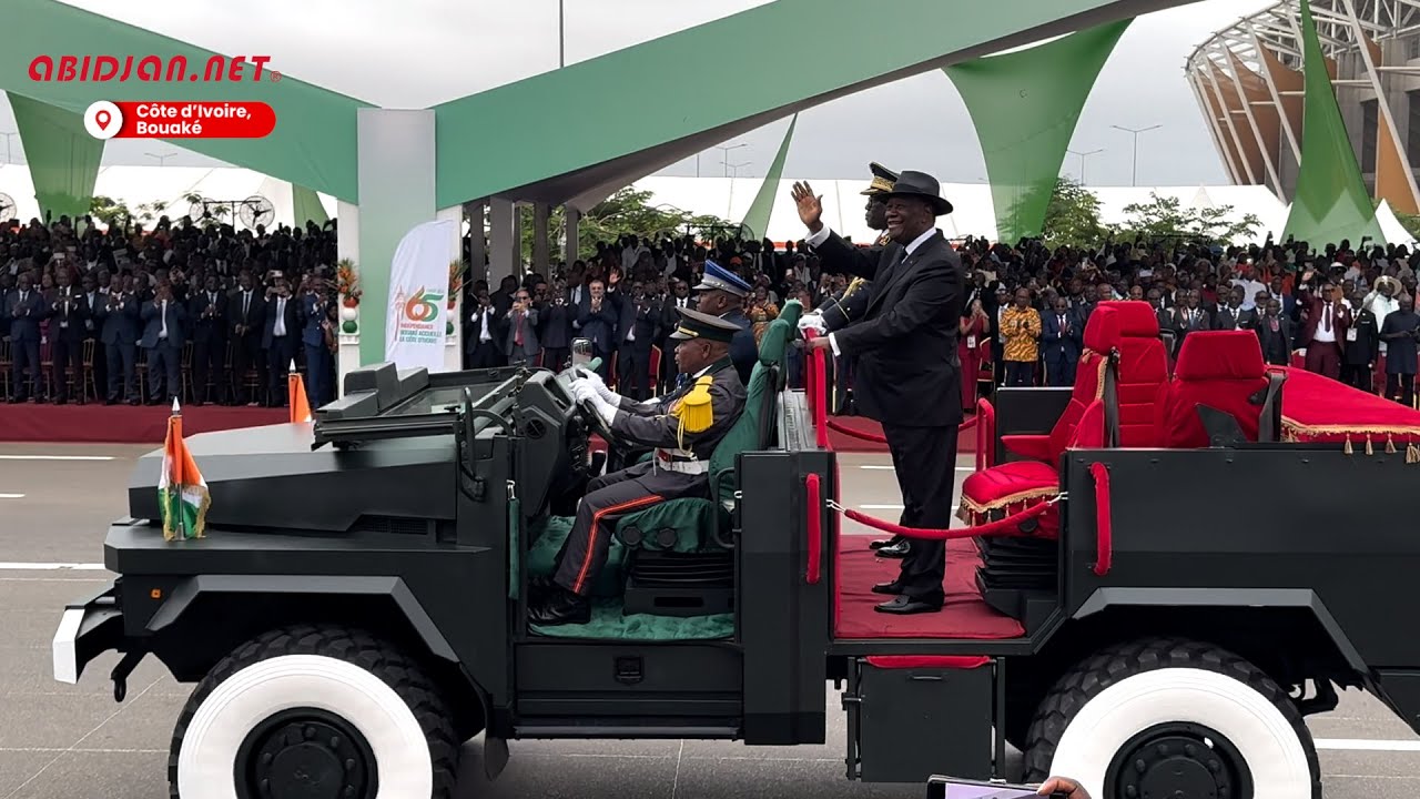 Côte d’Ivoire: Parade des forces de défense et de sécurité au 65è anniversaire  d’indépendance