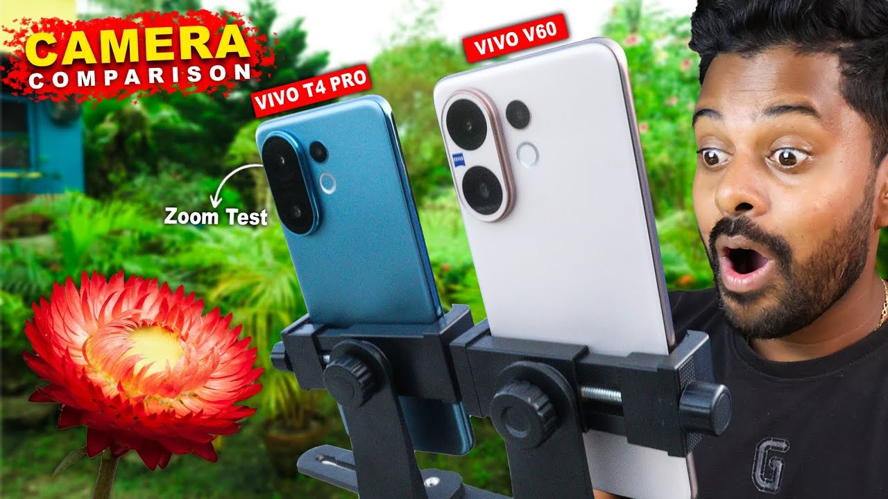Vivo T4 Pro vs Vivo V60 Camera Comparison | Day, Night Photo And Video Test 📸