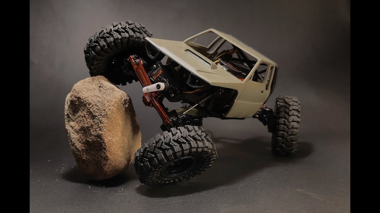 Boss Truck Build - AX24 custom chassis and body.