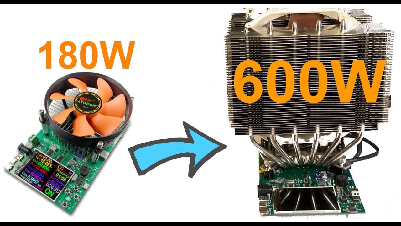 Atorch DL24 electronic load upgrade, Noctua NH-D15 Torture Test