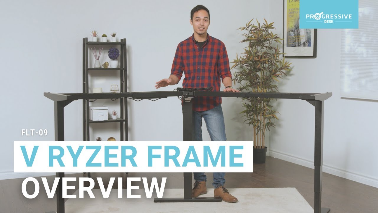 Adjustable V-Shaped Standing Desk Frame | V Ryzer | Progressive Desk