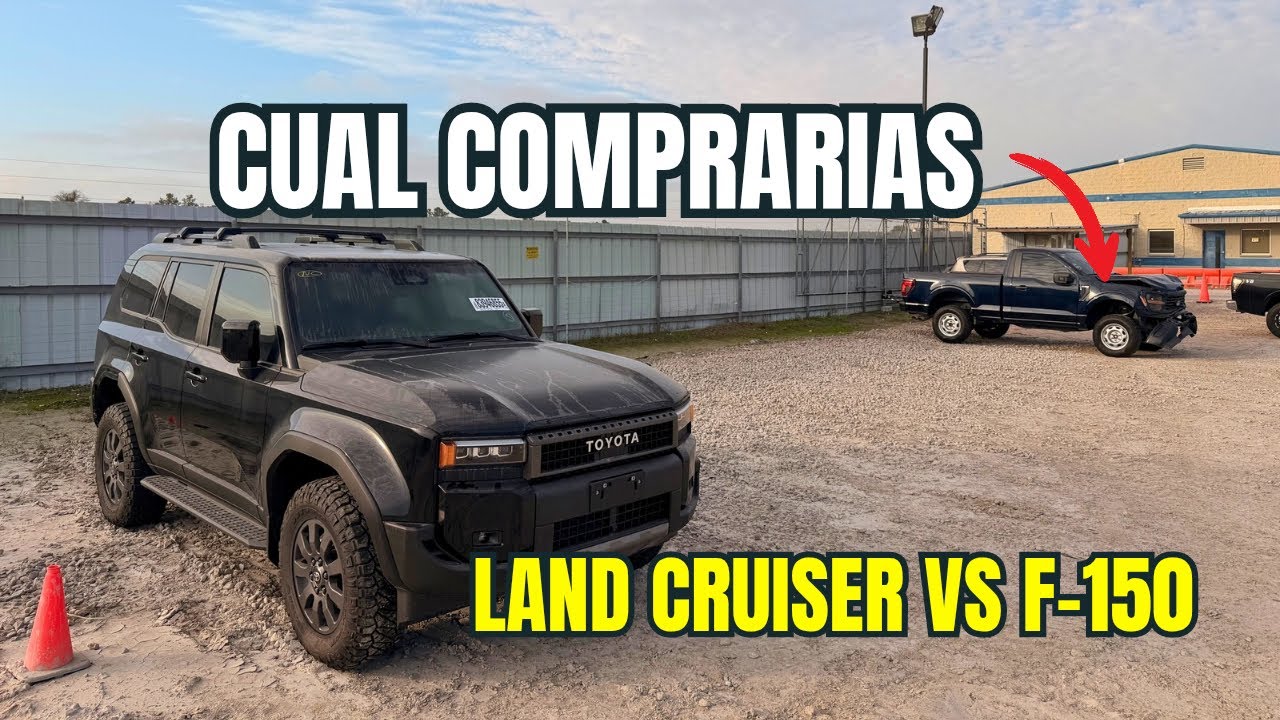 ENCONTRÉ UNA LAND CRUISER 2025 Y UNA FORD DE UNA CABINA 5.0 EN COPART BIEN BARATAS 