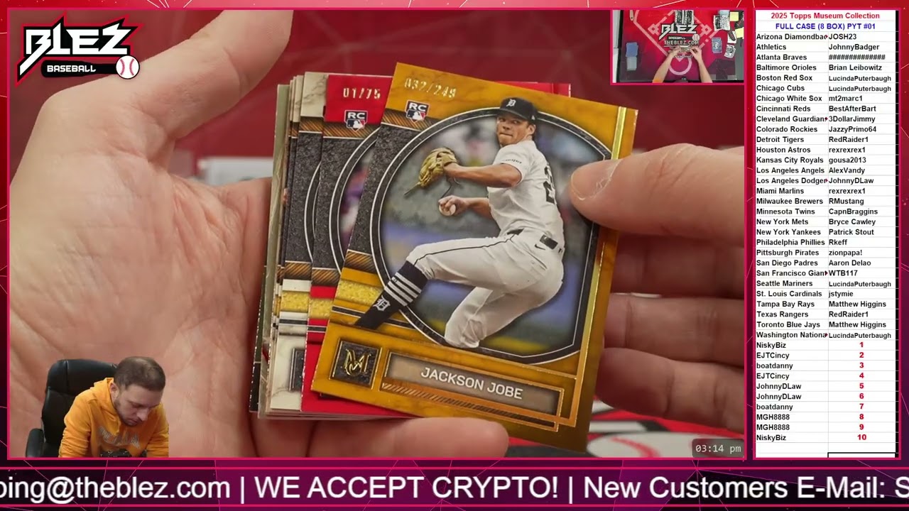 2025 Topps Museum Collection FULL CASE BREAK Pick Your Team #01