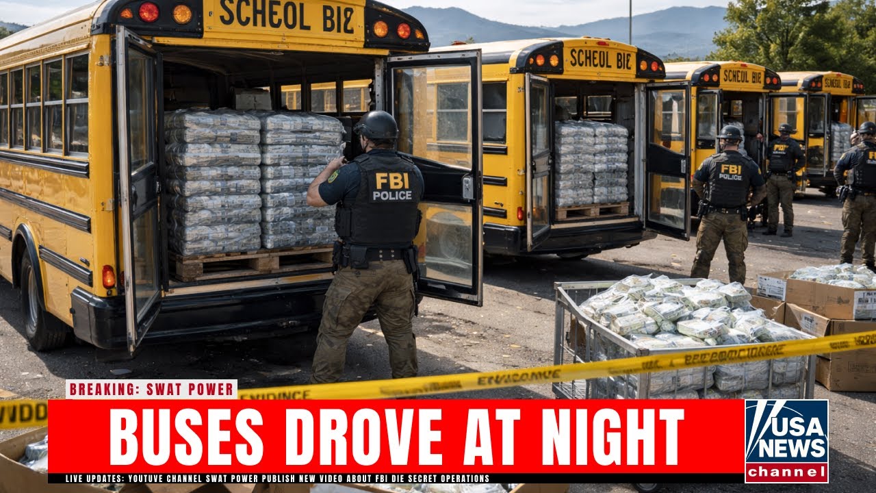 FBI Finds 14 Tons of Fentanyl in School Buses — Same Vehicles Drove 47,000 Kids Daily