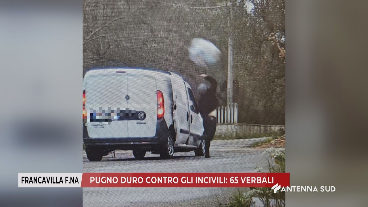 02 MARZO 2026 - FRANCAVILLA FONTANA (BR) - PUGNO DURO CONTRO GLI INCIVILI: 65 VERBALI