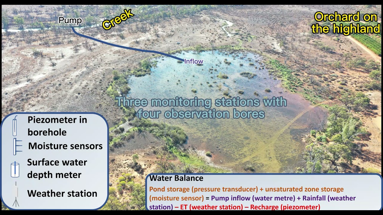 RECHARGE AND DRYING IN AN ENVIRONMENTAL WATERING SITE OF THE LOWER RIVER MURRAY (short intro video)