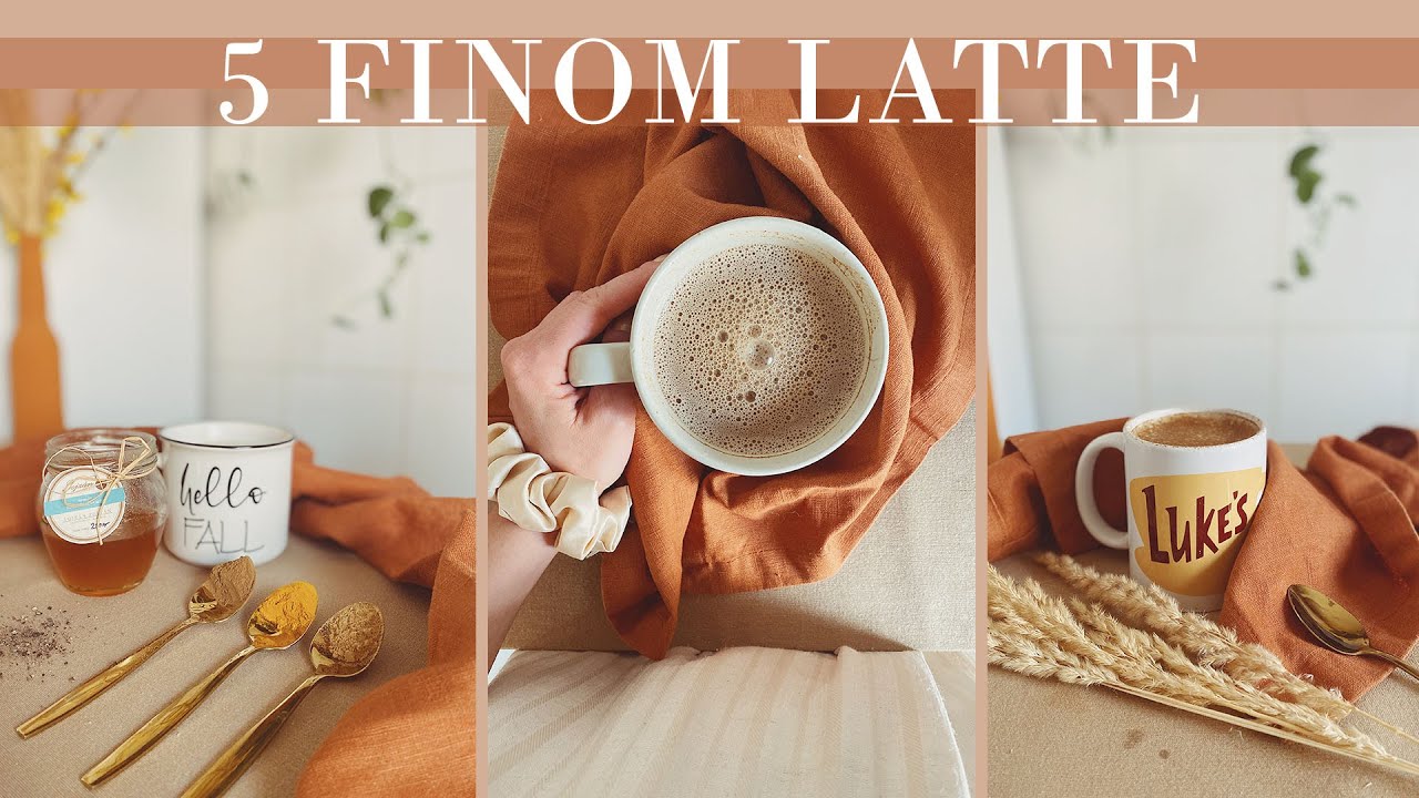 5 egészséges és finom latte - kávé helyett