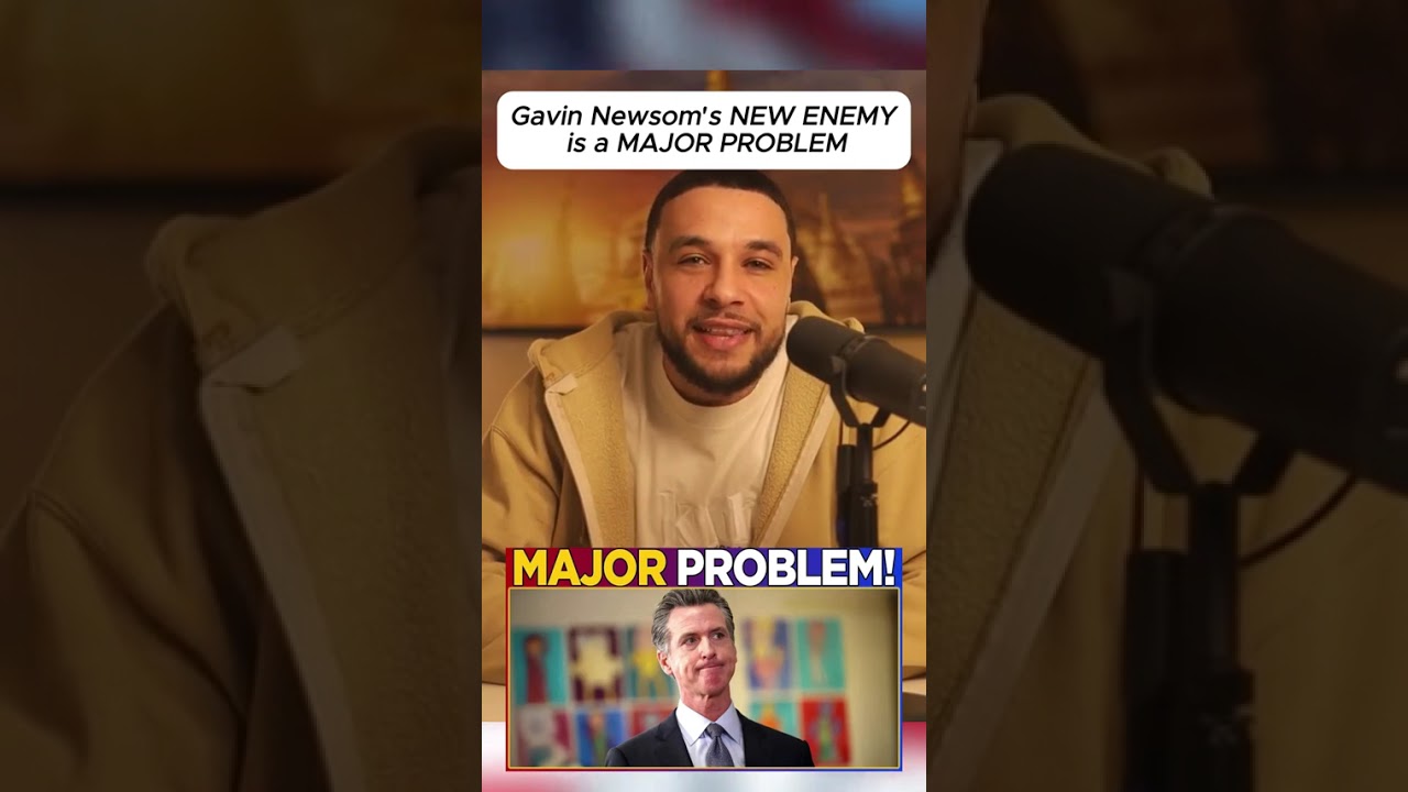 Gavin Newsom's NEW ENEMY is a MAJOR PROBLEM #trump #brandonlehman #news #clips #fyp #reels