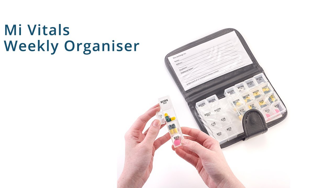 Mi Vitals Weekly Wallet Organiser
