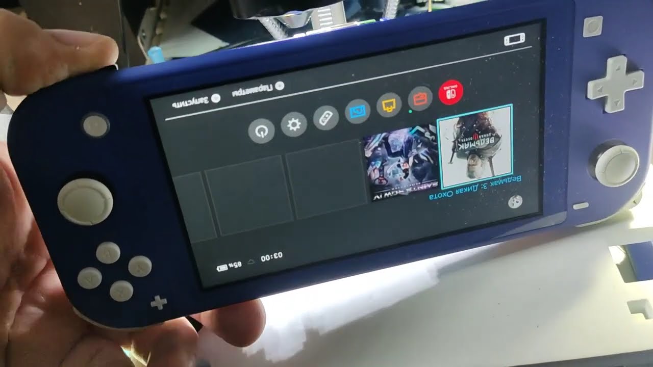 Ремонт Nintendo switch lite / не видит micro SD 