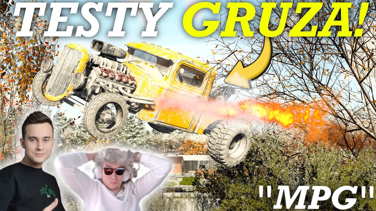 REAKCJA JANINY I TESTY GRUZA 🤩 OGIEŃ Z RURY 🔥🤣 V8 MA POTĘŻNĄ MOC 🔵 
