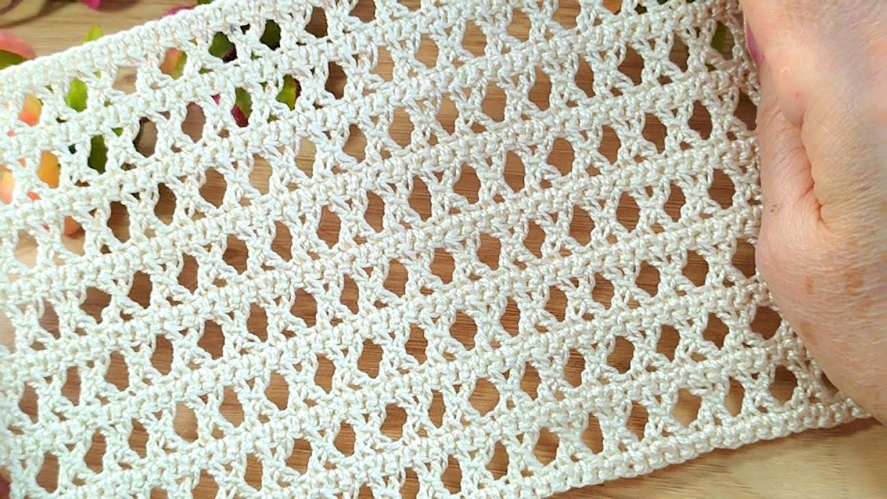 🧶 Crochet Very Easy Crochet  Stitch for Baby Blanket 💖 especially for beginners