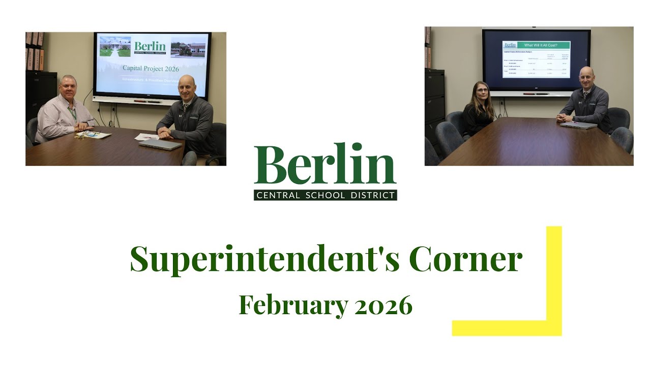 Superintendent's Corner February 2026: Proposed Capital Project Overview Part 2