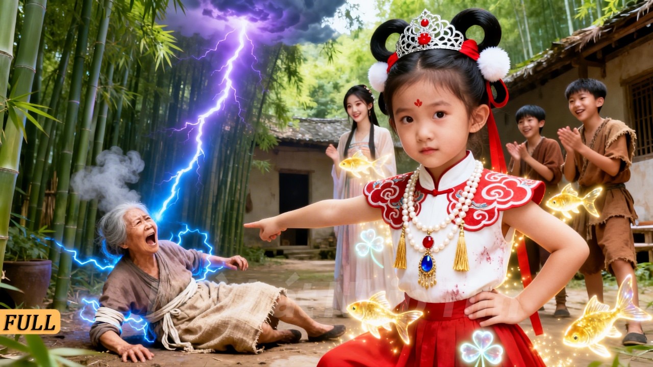 Cô gái câm may mắn vừa nói—bùm! sét đánh bà ác⚡hóa ra cô là ngôi sao may mắn của gia đình!