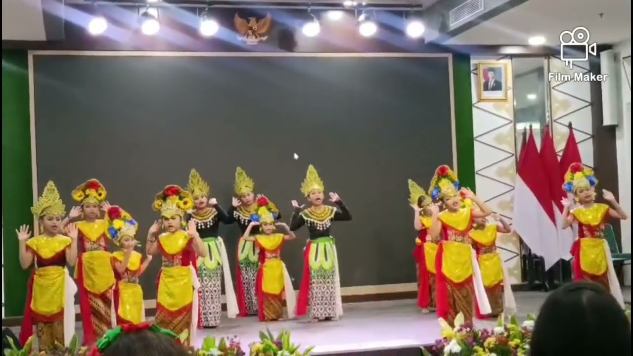 TARI PESONA BHINNEKA TUNGGAL IKA, ACARA FPK. Sanggar Rizky Budaya Nusantara Kuncaraningrat. 