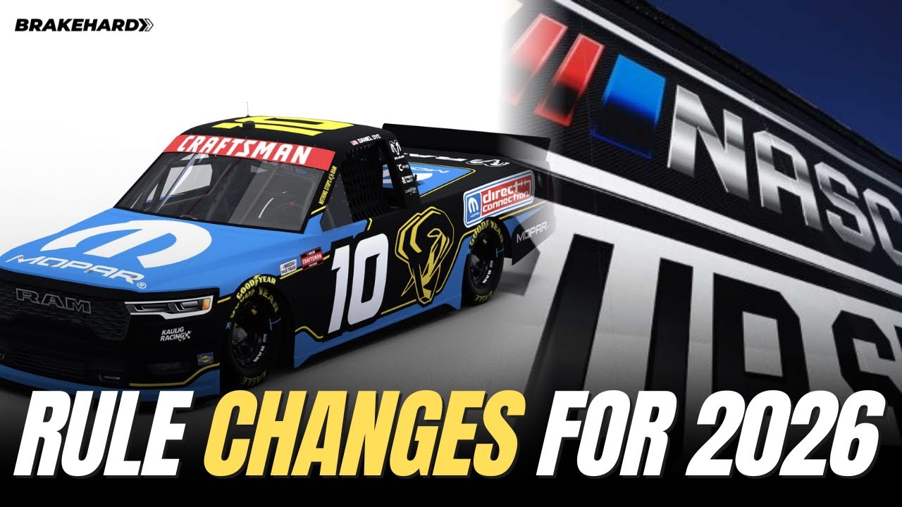 NASCAR вносит изменения в правила на 2026 год | Новые временные правила от производителей | Измен...