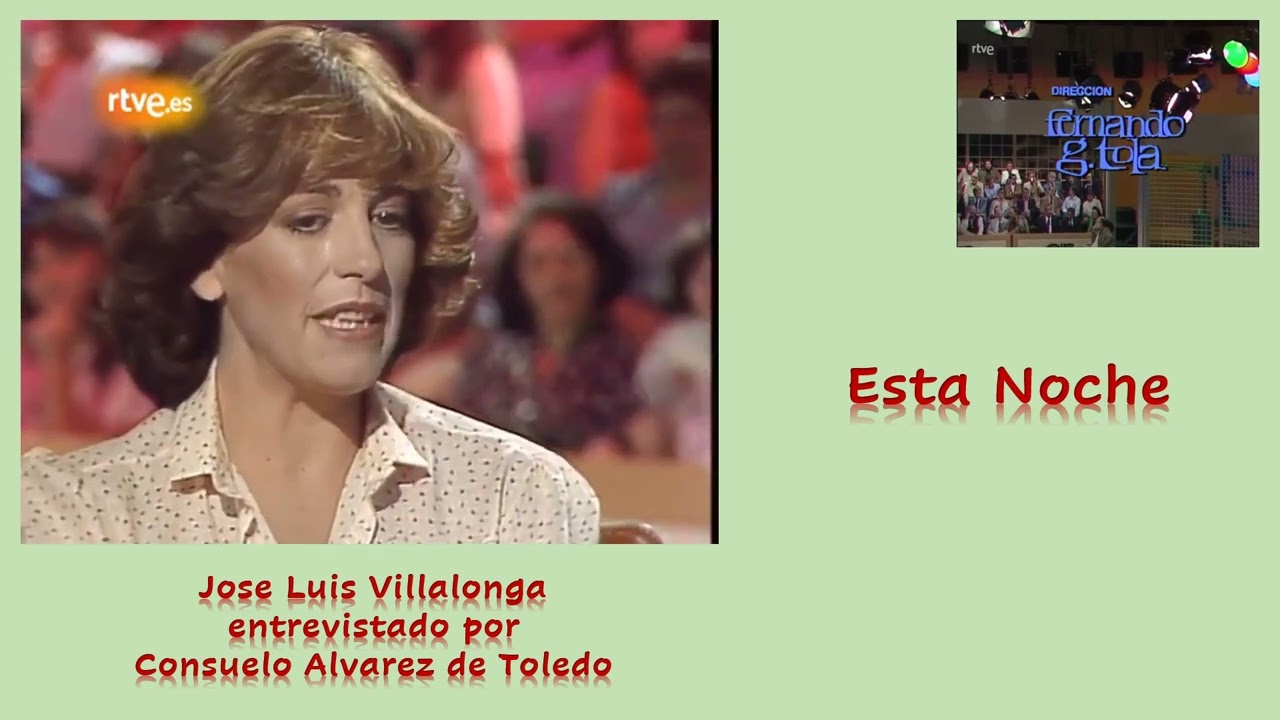 Jose Luis Vilallonga entrevistado por Consuelo Alvarez de Toledo en 1981