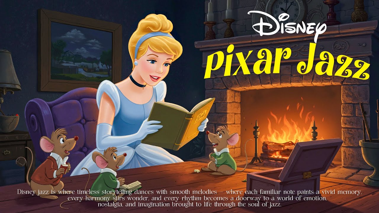 12 Hours of Disney & Pixar Jazz Café – Bossa Nova Piano for Deep Focus, Study, and Relaxation