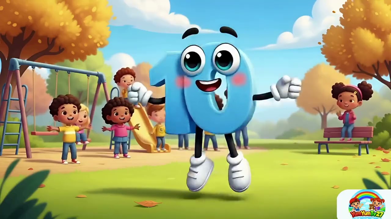🔟 🎵 🎵 TEN Song for Kids 🔟🎵 | Learn to Count to Ten | Viral Kids Dance Shorts #yapayzekamüzik #trend