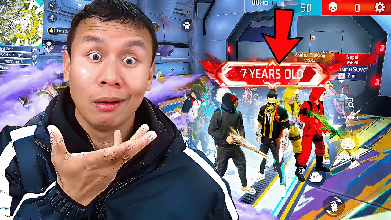 Профессиональный 7-летний Golden S01 Lobby против Tonde Gamer 😱 Free Fire Max