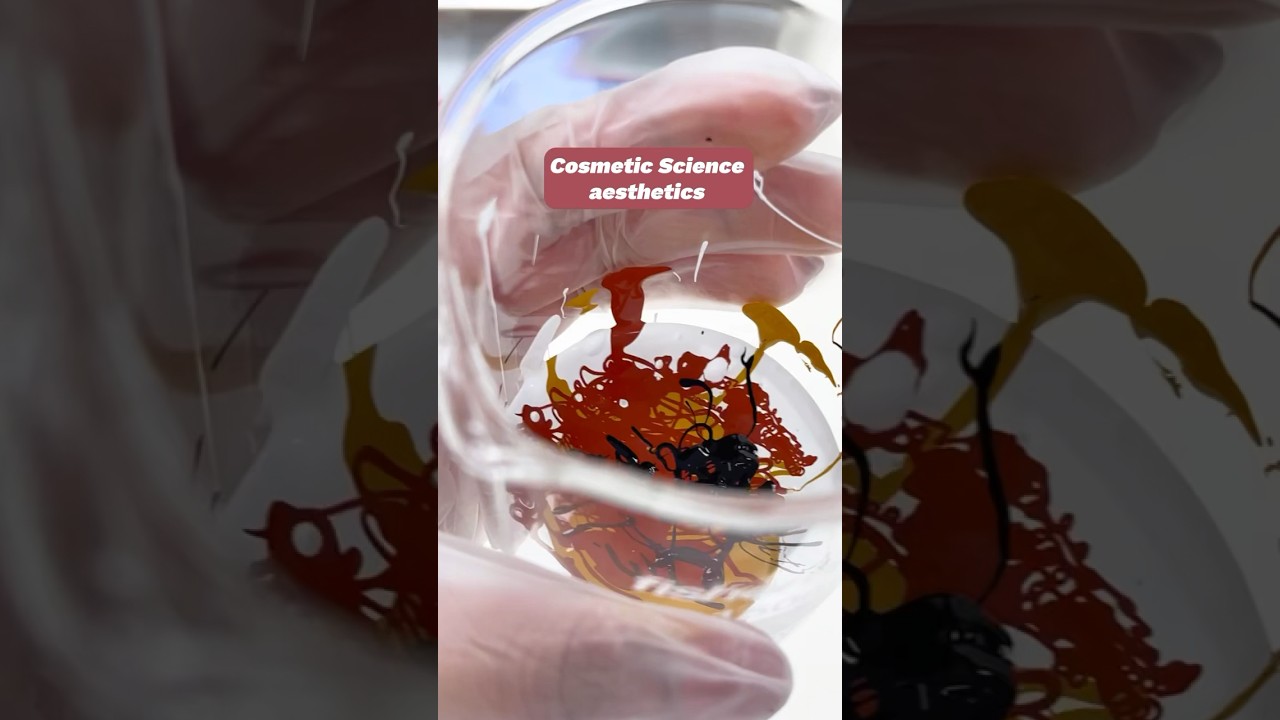 Cosmetic Science Aesthetics #cosmeticchemist #cosmeticchemistry #cosmeticscience