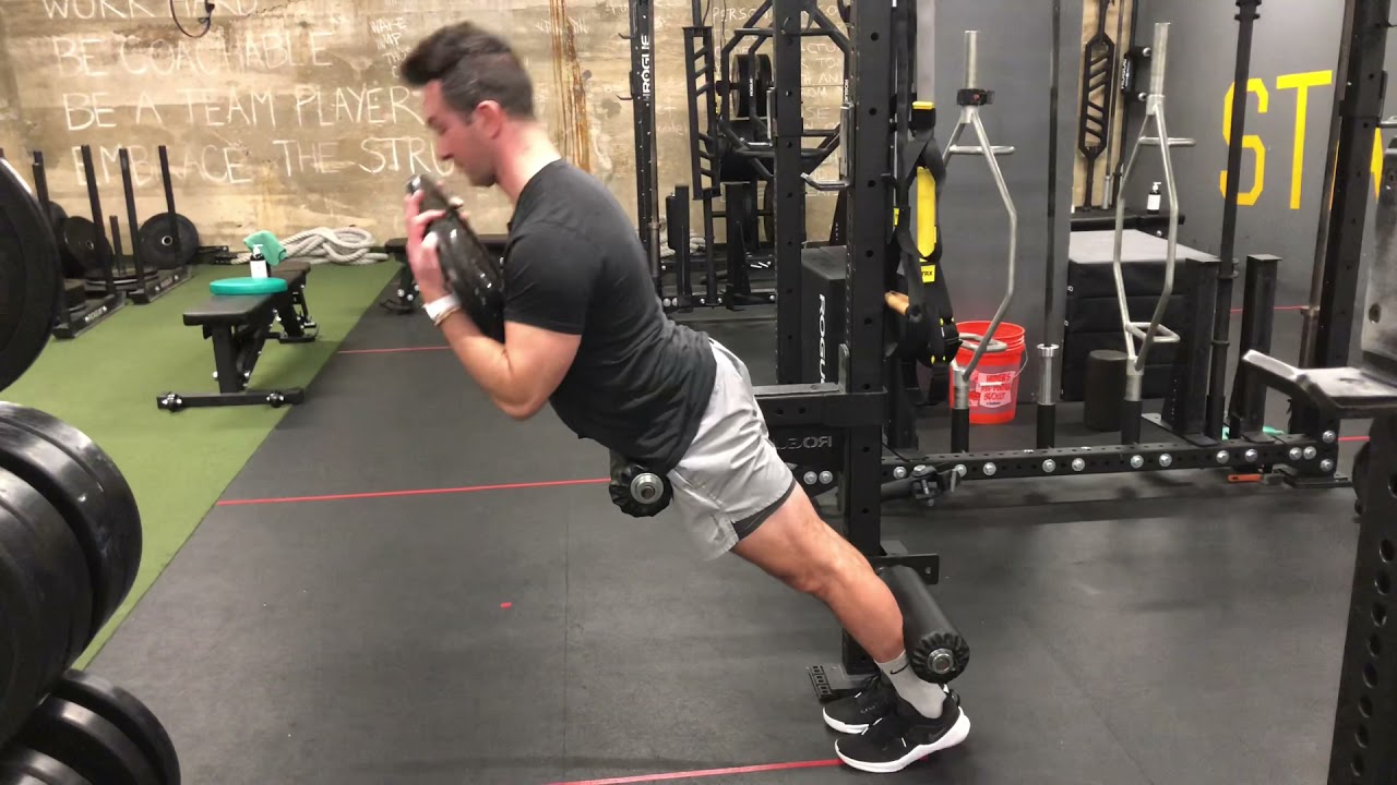 Squat Rack 45-Degree Loaded Low Back Extension